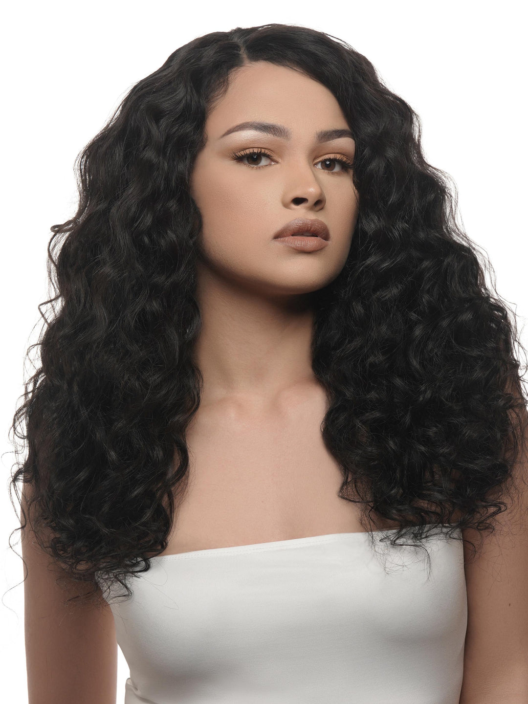 Virgin Indian Curly Lace Front Wig